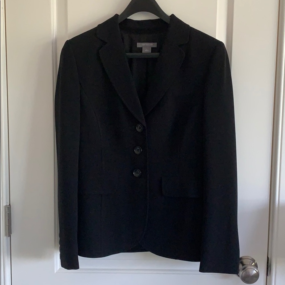 Ann Taylor Black 3-Button Blazer